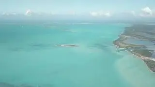 Landing in North Eleuthera Airport, Bahamas