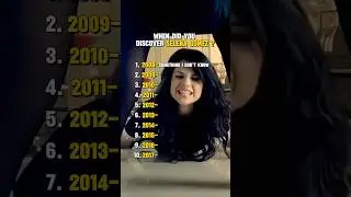 When did you discover Selena Gomez ? #selenagomez #selena #music #musicevolution #2000s #2010s