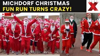 Christmas Fun Run in Berlin LIVE: Thousands of Santas Hit the Streets Near Berlin | NewsX
