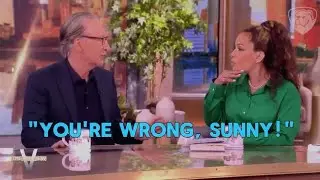 Bill Maher SHUTS DOWN Sunny Hostin On The View During Heated Argument.