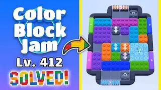 Color Block Jam Level 412 | Every Puzzle Solved! 🎯