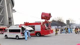 豊田市消防出初・観閲式　消防訓練　　2023年1月7日(令和5年)