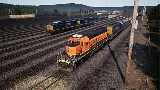 Train Sim World 5 BNSF EMD SD40-2, Sand Patch Grade, Rockwood - Cumberland, PS5 Gameplay