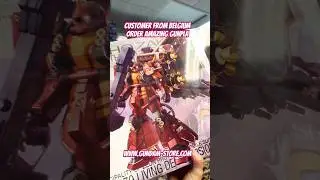 Клиент из Бельгии заказал потрясающую модель Gunpla #gundam #gunpla #bandai #modelkit #hobby
