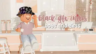FREE black people gfx intros || boys + girls || no text!