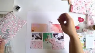 Kelly Noel shares her Candyland Scrapbook Kit Process