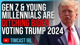 Gen Z & Young Millennials Are DITCHING Biden, Voting Trump 2024