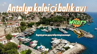 Antalya Kaleiçi’nde Balık Avı! Tarihin İçinde Sürpriz Av 🎣🔥