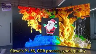 Clevo's P1.56 creative led display, how would you rate this creative idea?