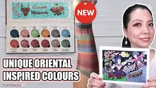 AMAZING! Makeup With Rising Phoenix New Oriental Rhapsody Eyeshadow Palette Swatches And Review.