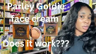 Parley Goldie beauty cream review/ Honest review of Goldie parley face cream/ whitening face cream
