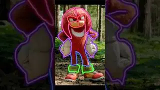 Easy way to Draw knuckles from Sonic the hedgehog 2#drawing #trending #sonic #shorts #howto