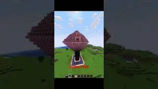 cherry treehouse in minecraft ||minecraft|| @minecraft @gaming @tree house