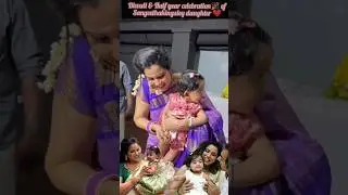 #sangeethakingsley celebrated#dipawali & #halfyear celebration with her daughter🤩 #momdaughterduo ❤