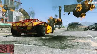 GTA 5 | Ramp Buggy Extreme Traffic Launch Mayhem LIVE | GT587 Official