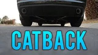 2013 Camaro V6 Cat Back Exhaust - Pypes Mid Muffler (Before and After)