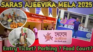 Saras Aajeevika Mela 2025 | Saras Mela 2025 Delhi | Saras Mela Major Dhyan Chand Stadium - Full Tour