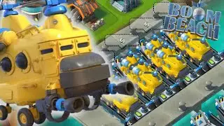 J'attaque avec les H&Eacute;LICOPT&Egrave;RES BLIND&Eacute;S sur Boom Beach 😯