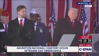 LIVE DC. VETERANS DAY CEREMONIES