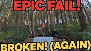 He Tried the SKETCHY Jump... Then CRASHED HARD! (MTB Fail)