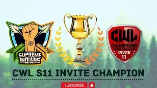 CWL INVITE S11 Champions 🏆🇮🇳🏆! | Bhais vs Bogs | Supreme Indians Vs HighVolt