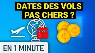 Trouver les dates les moins cheres pour son vol