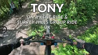 Tony Out & About on a Group Ride in Kent & Surrey hills uk
