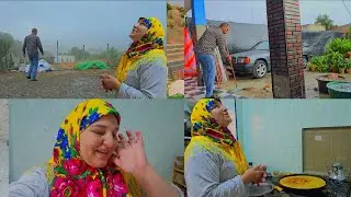رياح قوية أجواء ممطرة 🌧والفرحة الجميع كملات بالصحرة المغربية🇲🇦🇲🇦