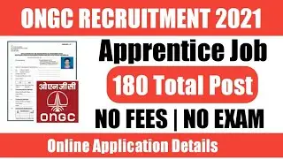 Ongc Apprentice recruitment 2021 / New vacancy govt jobs 2021 / sarkari naukari latest news