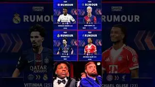 Biggest Transfer Rumours of 2025 💰🔥 | Vinicius Jr, Olmo, Vitinha, Olise