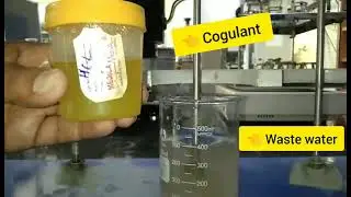 Visualizing Coagulation and Flocculation process #watertreatment #coagulation