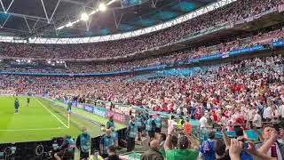 Finale Euro 2020 Wembley tifosi inglesi cantano 
