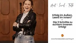 𝗘𝗿𝗳𝗼𝗹𝗴 𝗶𝗺 𝗔𝘂ß𝗲𝗻 – 𝗟𝗲𝗲𝗿𝗲 𝗶𝗺 𝗜𝗻𝗻𝗲𝗻? 3 Schritte zu echtem inneren Erfolg!