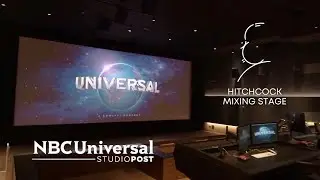 NBCUniversal StudioPost opens new Hitchcock mix stage Universal Studios Lot Universal City