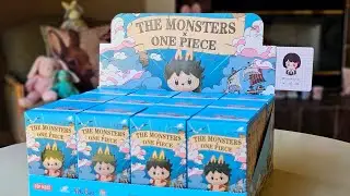 ⚓️ Pop Mart: The Monsters x One Piece blind box case unboxing!