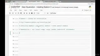 94  Installing Seaborn and Dependencies