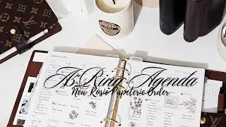 A5 Ring Agenda: New Rosie Papeterie Order