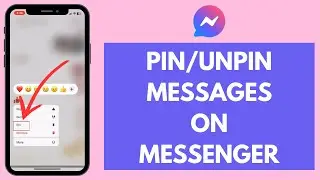 How to Pin / Unpin Messages in Facebook Messenger (on iPhone)