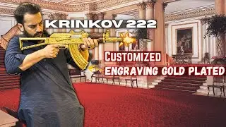 Russian krinkov 222 | Engraving Gold plated | Customized | AK Arms 
