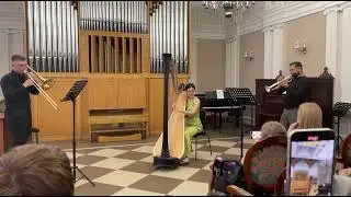 Eric Ewazen - “Pastorale” for Trumpet, Trombone and Harp