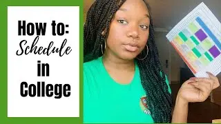 My Fall Semester Schedule + Scheduling Tips- Bowdoin College