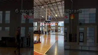 Vertical jump transformation🤯 #slamdunk #verticaljump #athlete #nba