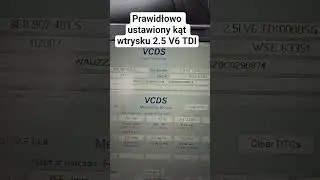 2.5 V6 TDI VP44, jak powinien być ustawiony kąt wtrysku.
