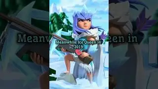 Archer Queen Skins Now vs Ice Queen in #clashofclans #shorts #coc