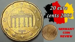 20 euro cents 2003 (1st map) Germany Coin Review / all about coins