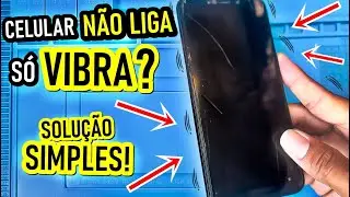 CELULAR MOTOROLA NÃO LIGA FICA SÓ VIBRA? Tente isso PRIMEIRO antes de levar em uma assistência!