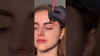 Eyebrows coloring ❤️&zwj;🔥#brows #browsmakeup #eyebrows #eyebrowtutorial #lamination #eyebrow