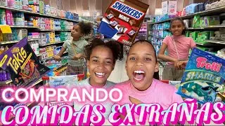 COMPRANDO COMIDAS EXTRAÑAS
