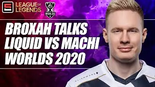 Broxah reacts to Liquid's loss to Machi in Worlds 2020 Groups Stage | ESPN Esports