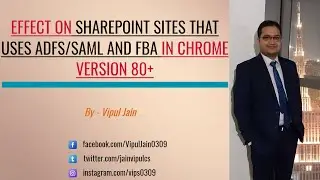 Effect on SharePoint Sites that uses ADFS/SAML and FBA in Chrome Version 80+